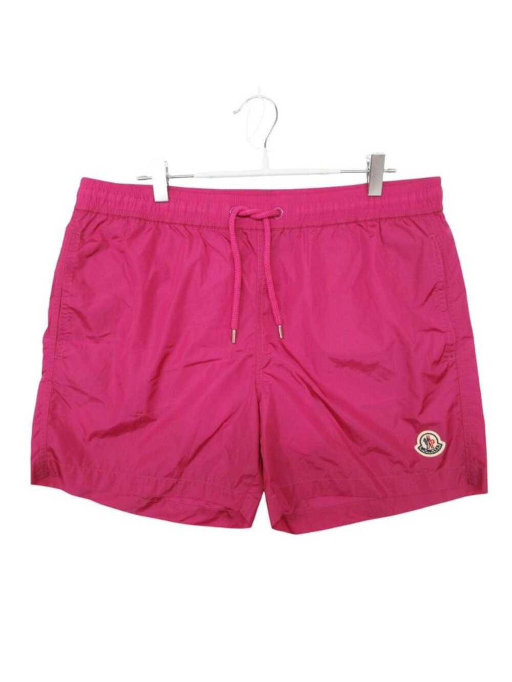 Moncler Shorts Nylon Logo Patch Amphibious Boxer Mare Swimwear Rose Pink LL